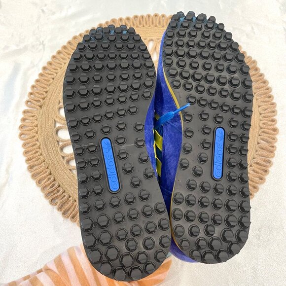 NWOT Adidas TRX Mesh SPZL Hi-Res Blue Shock Yellow Sneaker Size Men's 9 - Picture 10 of 10